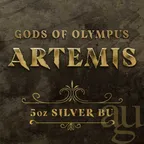 5 Unzen Silbermünze Tuvalu - Gods of Olympus - Artemis 2023