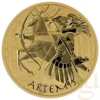 1 Unze Goldmünze Tuvalu - Gods of Olympus - Artemis 2023