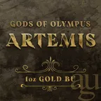 1 Unze Goldmünze Tuvalu - Gods of Olympus - Artemis 2023