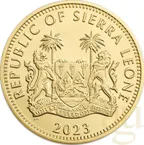 1 Unze Goldmünze Sierra Leone Ägyptische Götter - Anubis 2023
