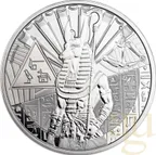 1 Unze Silbermünze Sierra Leone Ägyptische Götter - Anubis 2023