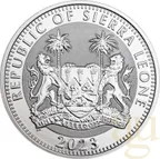 1 Unze Silbermünze Sierra Leone Ägyptische Götter - Anubis 2023