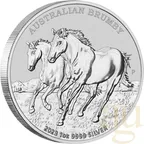 1 Unze Silbermünze Australien Brumby 2023