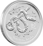 1 Unze Silbermünze Australien Lunar II Schlange 2013