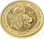 1 Unze Goldmünze Tudor Beasts Seymour Unicorn 2024