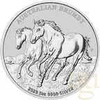 1 Unze Silbermünze Australien Brumby 2023