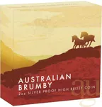 2 Unzen Silbermünze Australien Brumby 2023  - High Relief - polierte Platte