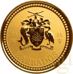 1 Unze Goldmünze Barbados Trident 2023