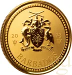 1 Unze Goldmünze Barbados Trident 2023