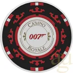1 Unze Silbermünze Tuvalu James Bond - Casino Royale Chip 2023 coloriert - Coincard
