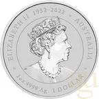 Silbermünze Australien Lunar III Drache 2024 - Trio Set