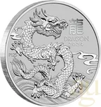 1 Unze Platinmünze Australien Lunar III Drache 2024
