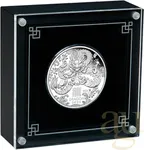 1 Unze Silbermünze Australien Lunar III Drache 2024 - polierte Platte