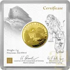 1 Gramm Goldmünze Arche Noah 2024