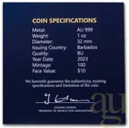 1 Unze Goldmünze Barbados Pelikan 2023