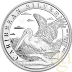 1 Unze Silbermünze Barbados Pelikan 2023