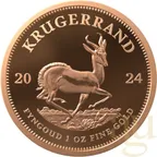 1 Unze Goldmünze Krügerrand 2024 - polierte Platte