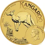 1/4 Unze Goldmünze Australien Känguru 2024