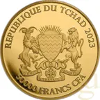 1 Unze Goldmünze Republic of Tschad - Red Panda 2023