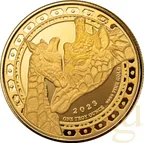 1 Unze Goldmünze Republic of Guinea Ecuatorial Giraffe 2023