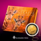 1 Unze Goldmünze Republic of Guinea Ecuatorial Giraffe 2023