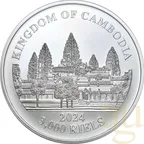 1 Unze Silbermünze Kambodscha Lost Tigers 2024