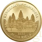 1 Unze Goldmünze Kambodscha Lost Tigers 2024