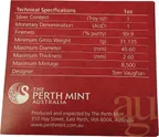 1 Unze Silbermünze Australien Lunar II Pferd 2014 polierte Platte