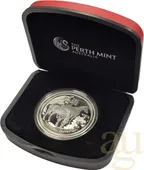 1 Unze Silbermünze Australien Lunar II Pferd 2014 polierte Platte