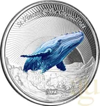 1 Unze Silbermünze EC8 St. Vincent & The Grenadines - Humpback Whale 2023 - coloriert