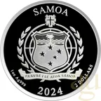 1 Unze Silbermünze Samoa Golden Eagle 2024