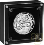 5 Unzen Silbermünze Australien Lunar III Drache 2024 polierte Platte - High Relief