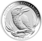 1 Kilogramm Silbermünze Australien Kookaburra 2012