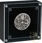 2 Unzen Silbermünze Australien Lunar III Drache 2024 - Antik Finish
