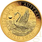 1 Unze Goldmünze Australien Schwan 2024