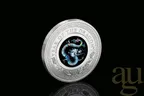 1 Unze Silbermünze Australien Lunar III Opal Drache 2024 - polierte platte