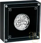 1 Unze Silbermünze Australien Lunar III Drache 2024 - polierte platte - High Relief