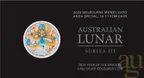 1/4 Unze Silbermünze Australien Lunar III Drache 2024 ANDA Special - coloriert