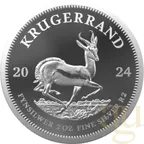 2 Unzen Silbermünze Krügerrand 2024 - polierte Platte