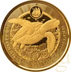 1/10 Unze Goldmünze Cayman Islands Schildkröte 2023