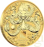 Australien Lunar III Drache 2024 - 1/2 Unze 10 Coin Set
