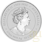Australien Lunar III Drache 2024 - 1/2 Unze 10 Coin Set