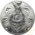 1 Kilogramm Silbermünze Südafrika Big Five Löwe 2022 proof