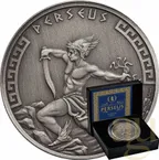 1 Unze Silbermünze Niue Heroes of Greek Mythology - Perseus 2024 - Antik Finish