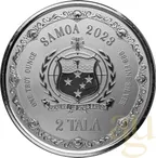1 Unze Silbermünze Samoa Meerjungfrau 2023