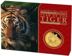1/10 Unze Goldmünze Australien Lunar II Tiger 2010 - polierte Platte