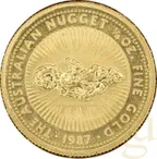 1/4 Unze Goldmünze Australien Nugget 1987
