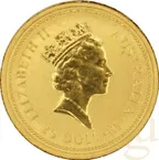 1/4 Unze Goldmünze Australien Nugget 1989