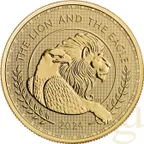 1 Unze Goldmünze British Lion und American Eagle 2024
