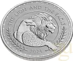 1 Unze Silbermünze British Lion und American Eagle 2024